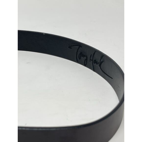 Tony Hawk Leather Belt Small 22" - 24" Boys Small Buckel Double Prong Reversible - Picture 3 of 10